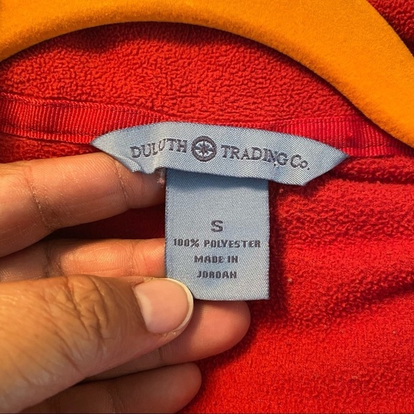 Duluth Trading Co Fleece Pullover Size Small - Picture 3 of 11